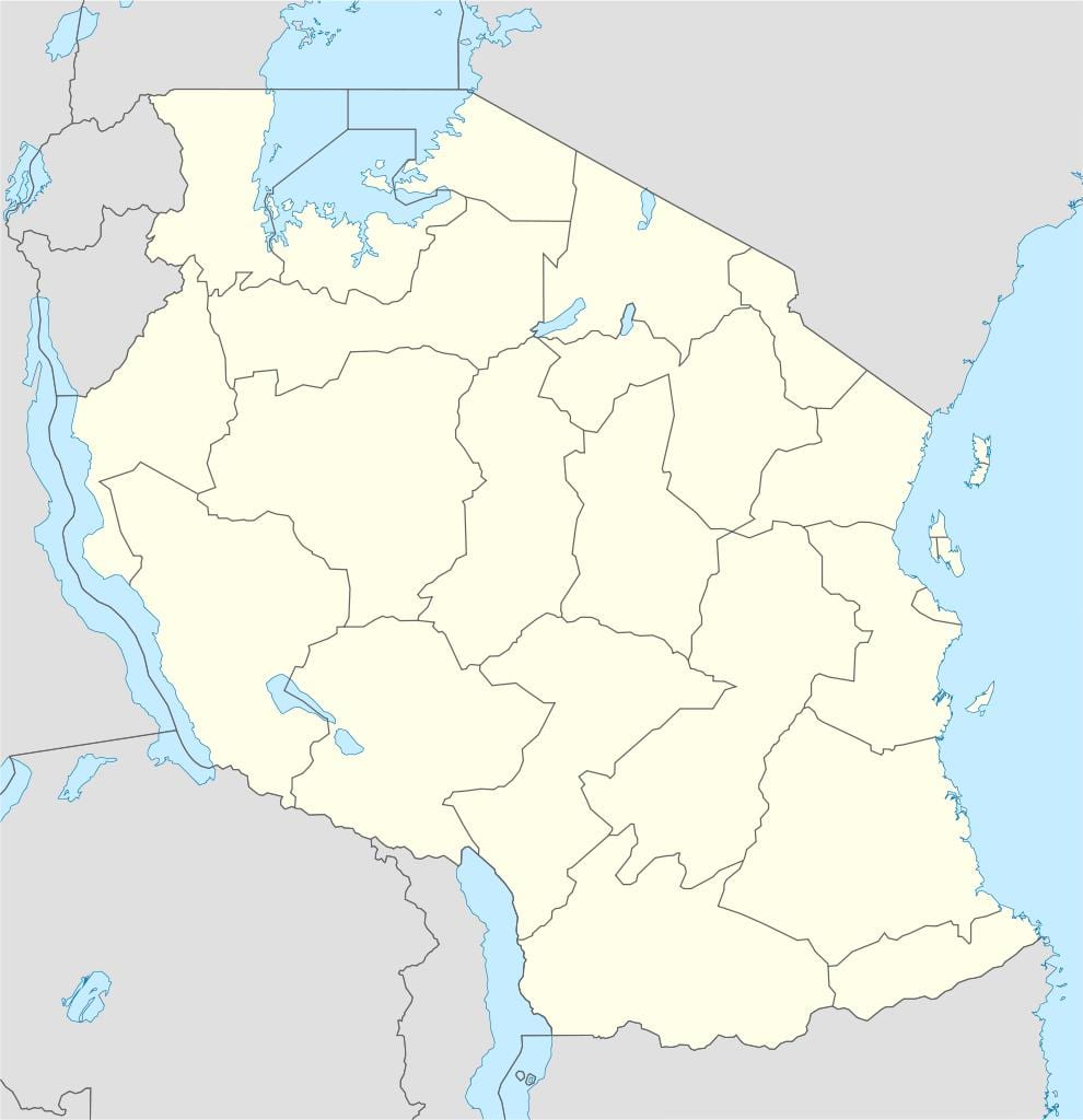 ನಕ್ಷೆ ಟಾಂಜಾನಿಯಾ ವೆಕ್ಟರ್