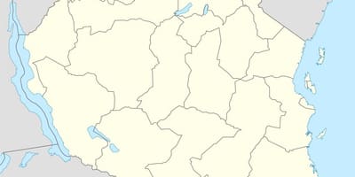ನಕ್ಷೆ ಟಾಂಜಾನಿಯಾ ವೆಕ್ಟರ್
